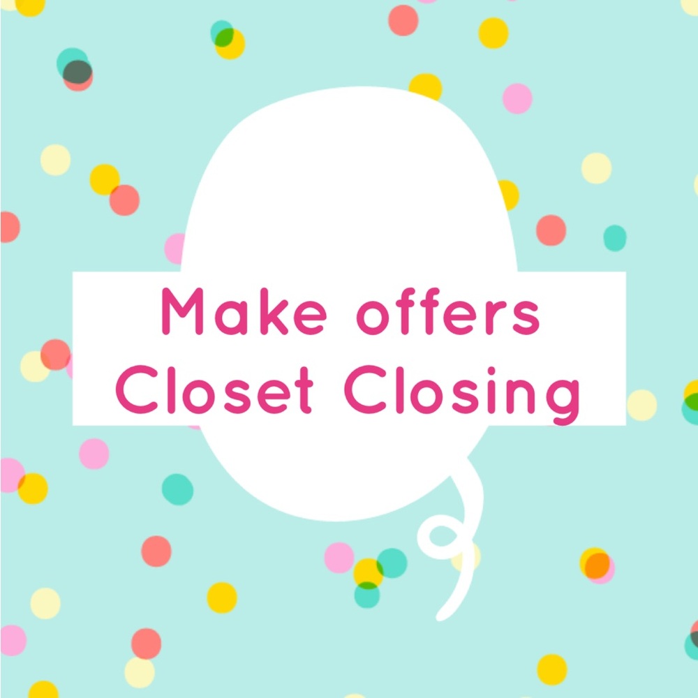Closet Closing Sale - Make Your Best Offer